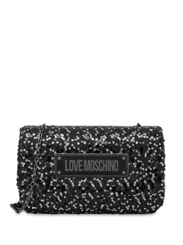 Love Moschino: Чёрная сумка через плечо 
