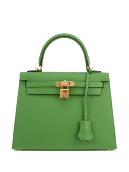 Hermès Pre-Owned: Зелёная сумка 