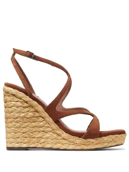 Jimmy Choo: Коричневые сандалии 