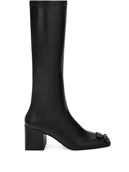 Courrèges: Чёрные ботинки 