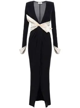 Elisabetta Franchi: Платье оверсайз 