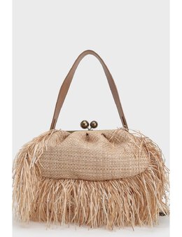 WEEKEND MAX MARA: Бежевая сумка 