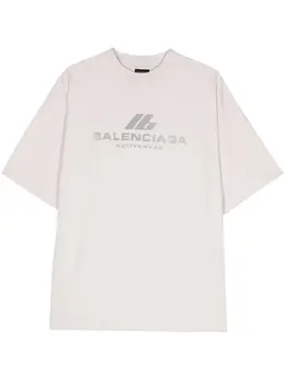 Balenciaga: Светоотражающая футболка 