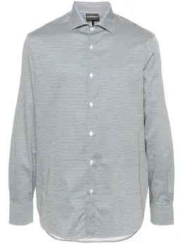 Emporio Armani: Рубашка с принтом 