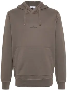 Stone Island: Толстовка с принтом 