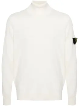Stone Island: Свитер  Compass из шерсти