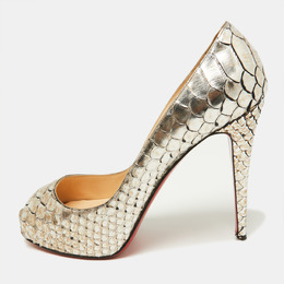 Christian Louboutin: Двухцветные босоножки 
