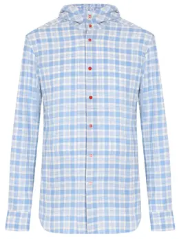 KITON: Льняная рубашка 