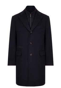 CORNELIANI: Синее пальто 