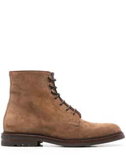 Brunello Cucinelli: Коричневые ботинки 