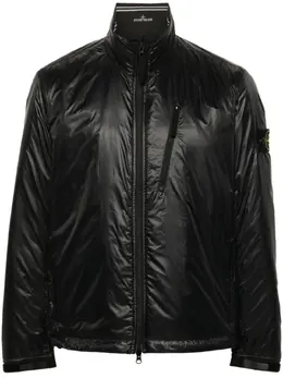 Stone Island: Чёрная куртка  Compass