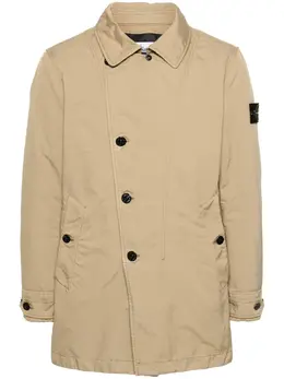 Stone Island: Коричневая куртка  Compass