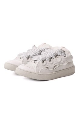 Lanvin: Белые кеды  Curb