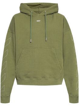 Off-White: Хлопковая толстовка 