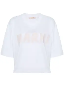 Marni: Хлопковая футболка 