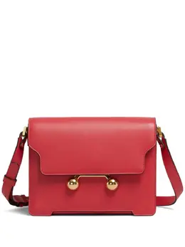 Marni: Оранжевая сумка через плечо 