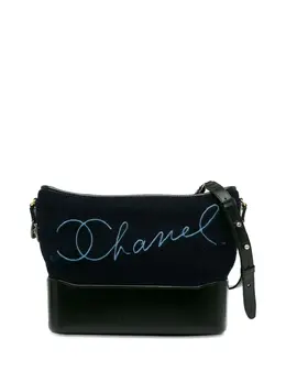 CHANEL Pre-Owned: Голубая сумка 
