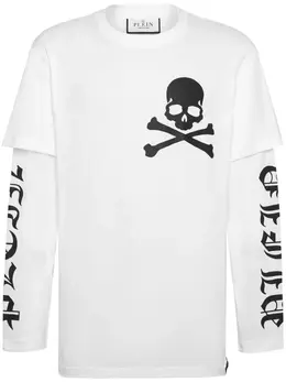 Philipp Plein: Футболка  Skull с принтом