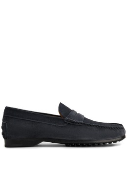 Tod's: Голубые туфли  Gommino