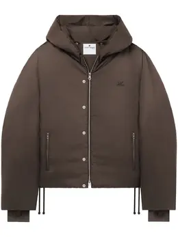 Courrèges: Куртка с капюшоном 