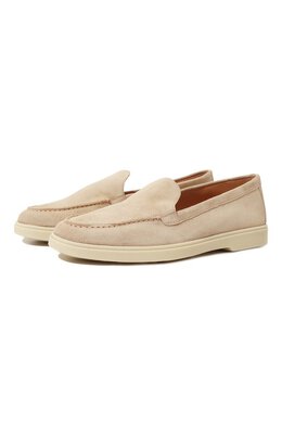 Santoni: Светлые лоферы 