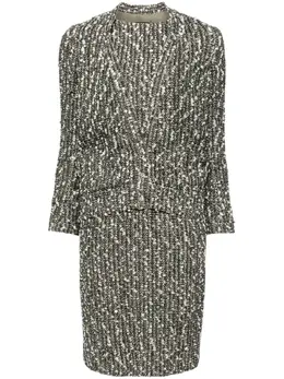 CHANEL Pre-Owned: Зелёное платье 