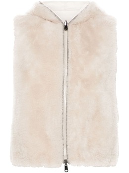 Brunello Cucinelli: Жилет из искусственного меха 