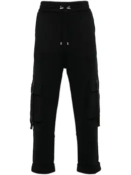 Balmain: Чёрные брюки 