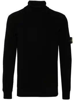 Stone Island: Свитер  Compass из шерсти