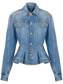 Balmain: Джинсовый жакет 