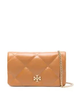 Tory Burch: Коричневый кошелёк  Kira