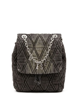 Diesel: Серебристый рюкзак 