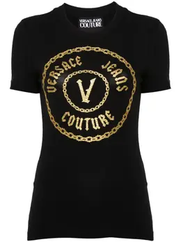 Versace Jeans Couture: Футболка с принтом 