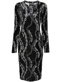 Versace Jeans Couture: Платье с принтом 