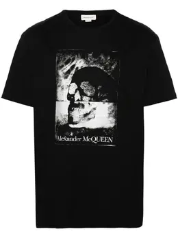 Alexander McQueen: Футболка  Skull с принтом