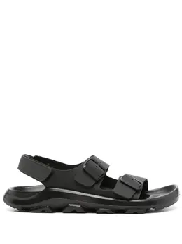 Birkenstock: Чёрные сандалии 