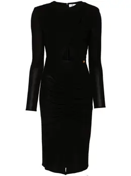 Elisabetta Franchi: Драпированное платье 