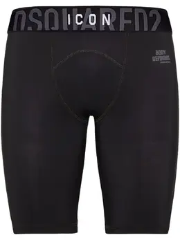 DSQUARED2: Чёрные шорты  Icon