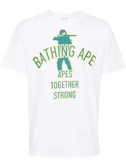 A BATHING APE®: Футболка с принтом 