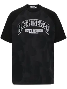 A BATHING APE®: Хлопковая футболка 