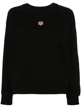Kenzo: Чёрный свитер  Tiger