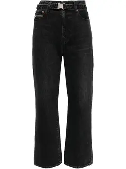 sacai: Прямые джинсы 