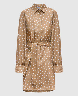 Max Mara: Коричневое платье 