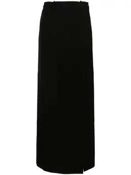 Balenciaga: Юбка с разрезом 