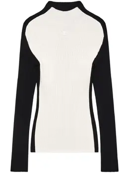 Courrèges: Белый свитер 