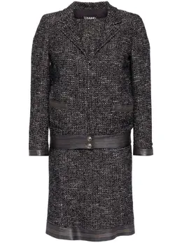 CHANEL Pre-Owned: Твидовое платье 