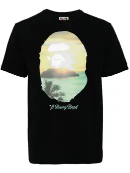 A BATHING APE®: Футболка с принтом 