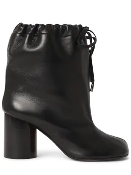 MAISON MARGIELA: Чёрные ботинки  Tabi