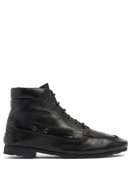 BALLY: Чёрные ботинки 