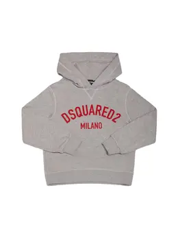 DSQUARED2: Бавовняні світшоти 